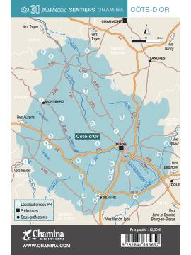 CÔTE-D'OR LES 30 PLUS BEAUX SENTIERS