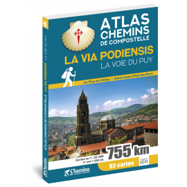 LA VIA PODIENSIS LA VOIE DU PUY ATLAS CHEMIN DE COMPOSTELLE