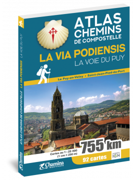 LA VIA PODIENSIS LA VOIE DU PUY ATLAS CHEMIN DE COMPOSTELLE