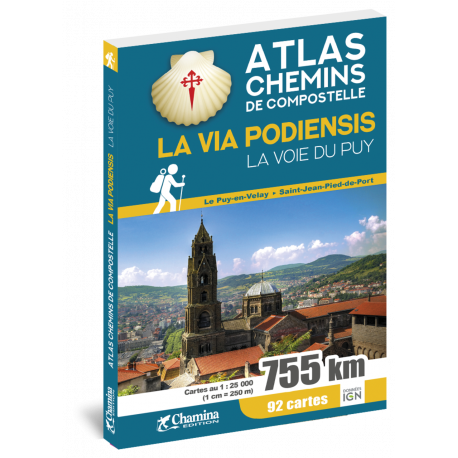 LA VIA PODIENSIS LA VOIE DU PUY ATLAS CHEMIN DE COMPOSTELLE